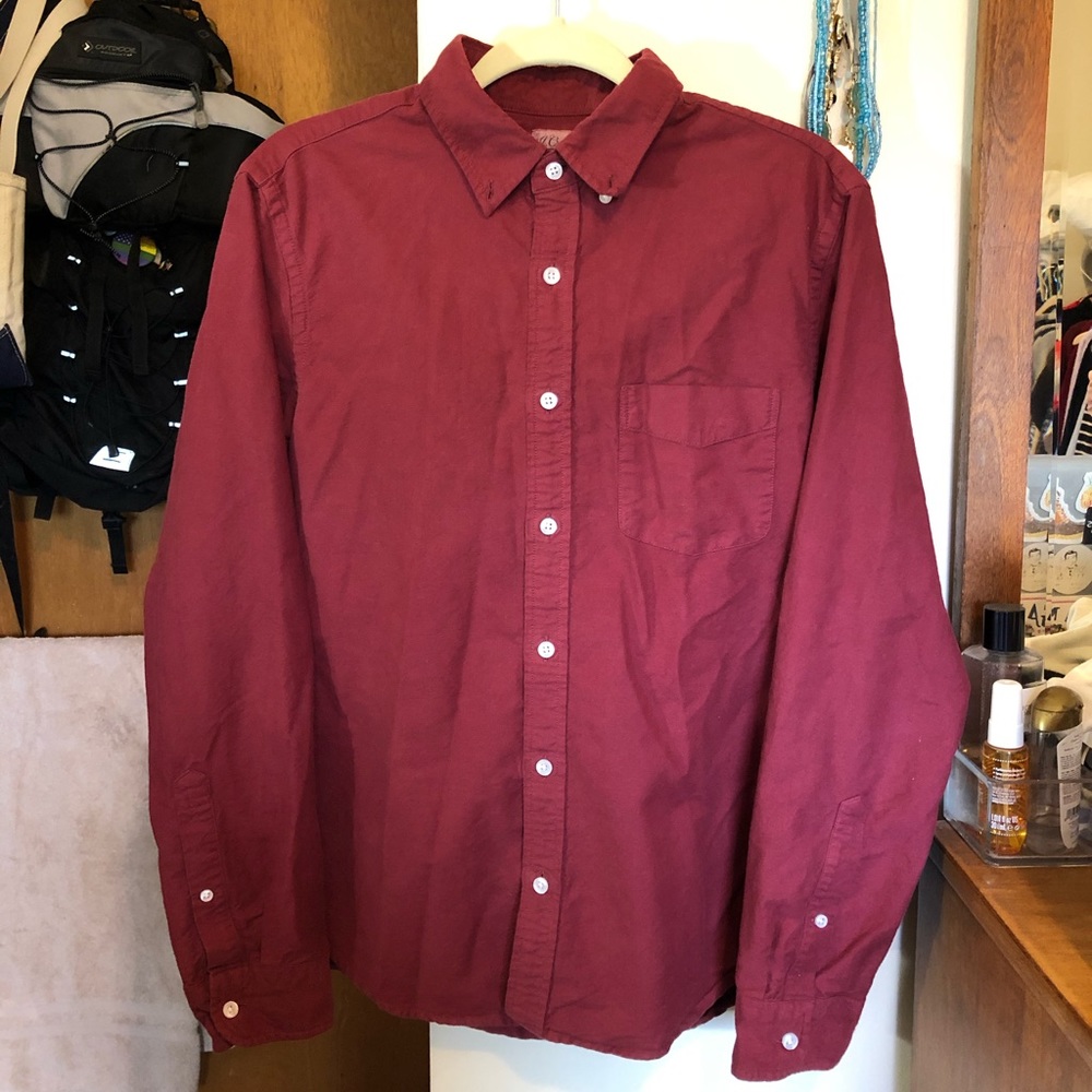 J.Crew Men’s Cotton Button Down Size M Slim